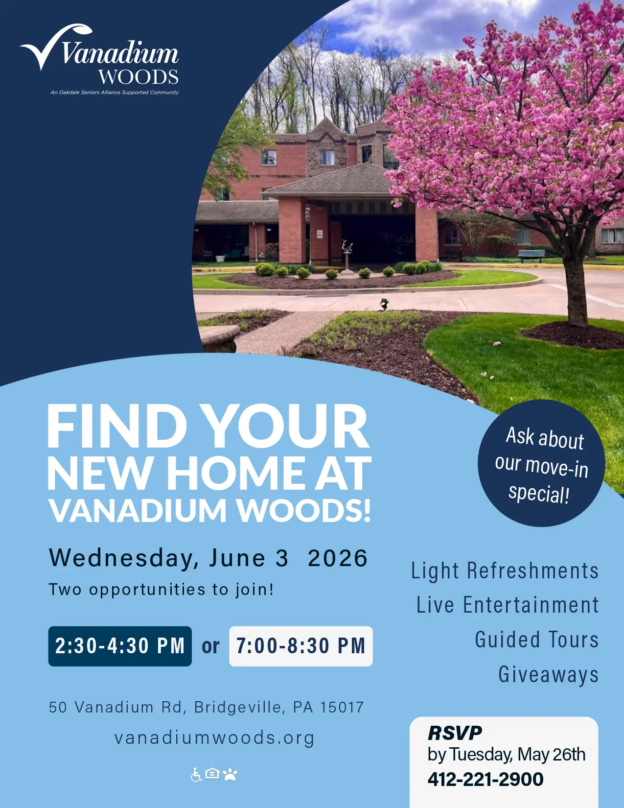 Find Your New Home at Vanadium Woods Open House Event