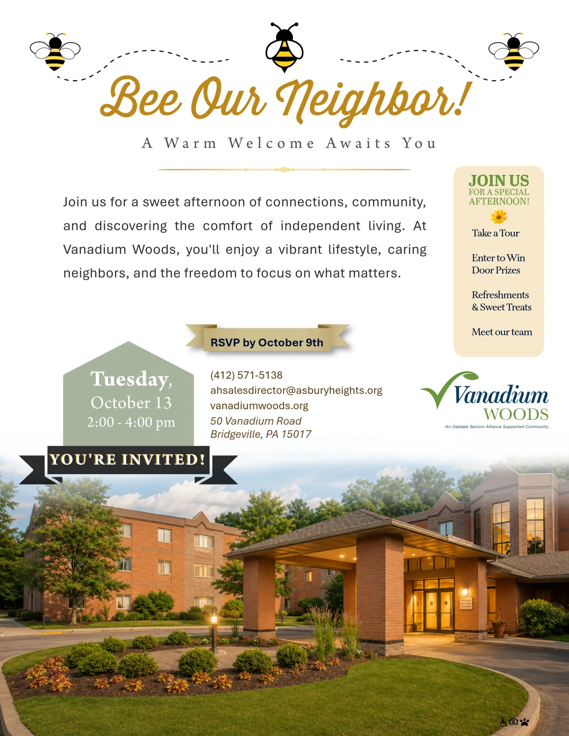 Bee Our Neighbor event at Vanadium Woods